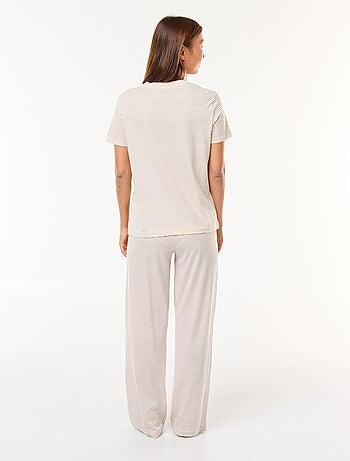 Conjunto pijama camiseta + pantalón - 2 piezas