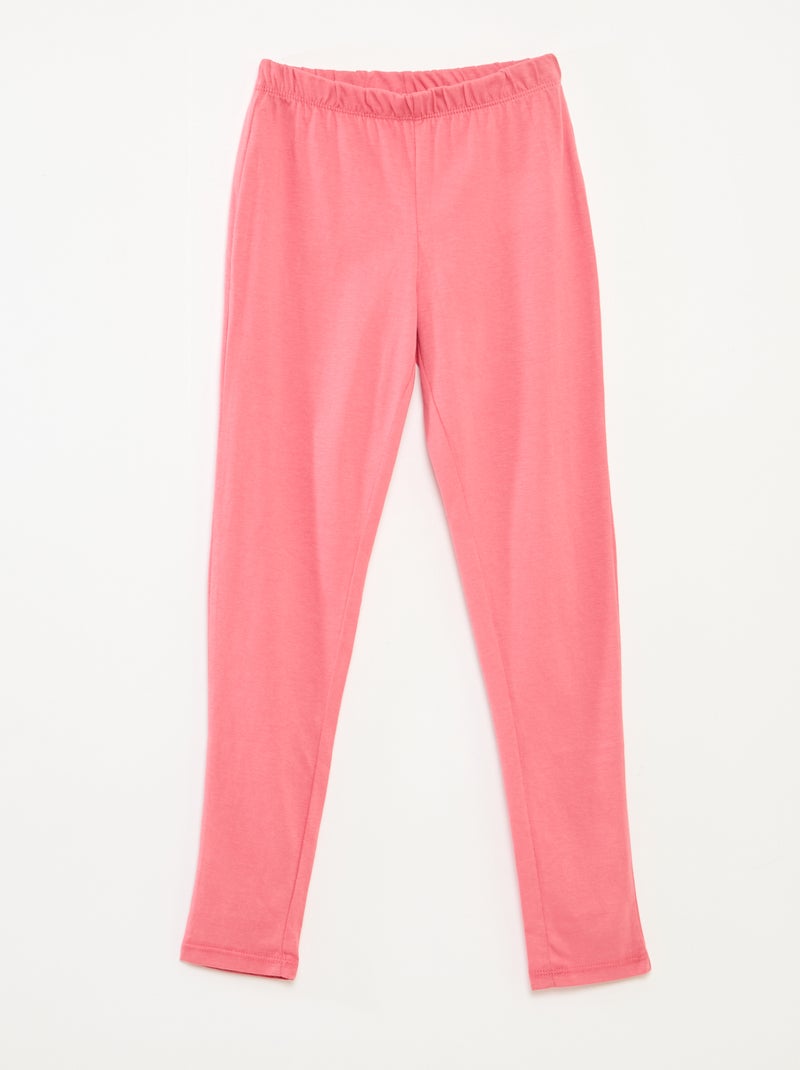 Conjunto pijama camiseta + pantalón - 2 piezas Blanco - Kiabi