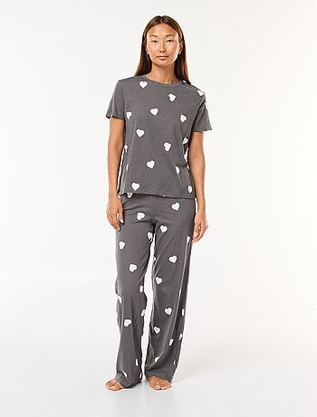 Conjunto pijama camiseta + pantalón - 2 piezas