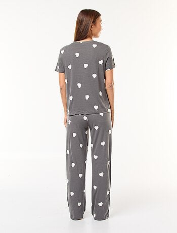 Conjunto pijama camiseta + pantalón - 2 piezas