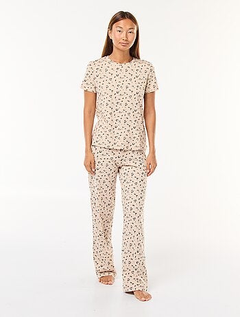 Conjunto pijama camiseta + pantalón - 2 piezas