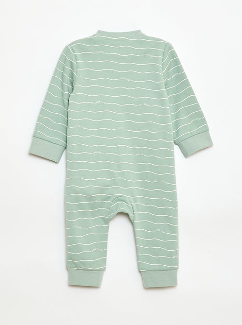 Conjunto pijama + chaleco acolchado - Kiabi