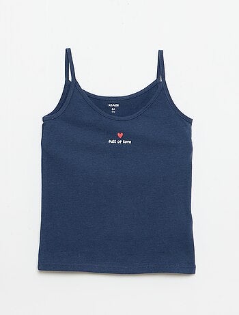 Conjunto pijama corto camiseta de tirantes + Pantalón corto - 2 piezas