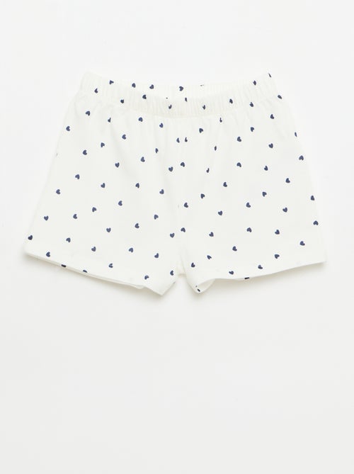 Conjunto pijama corto camiseta de tirantes + Pantalón corto - 2 piezas - Kiabi