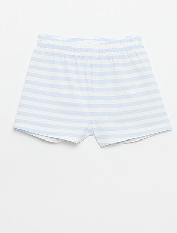 Conjunto pijama corto camiseta de tirantes + Pantalón corto - 2 piezas