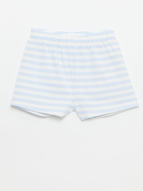 Conjunto pijama corto camiseta de tirantes + Pantalón corto - 2 piezas - Kiabi