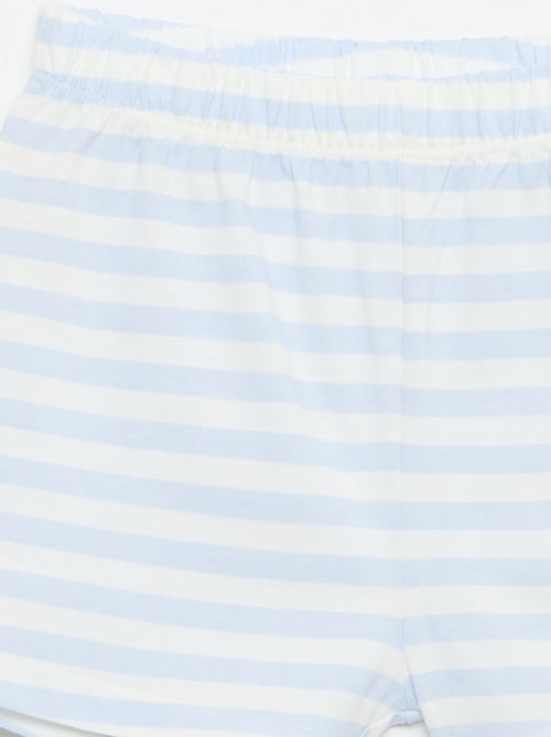 Conjunto pijama corto camiseta de tirantes + Pantalón corto - 2 piezas - Kiabi