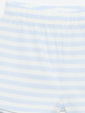 Conjunto pijama corto camiseta de tirantes + short - 2 piezas