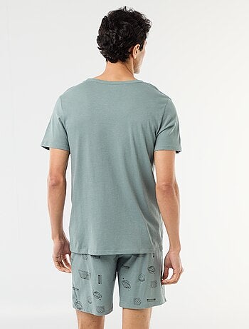 Conjunto pijama corto camiseta + pantalón corto - 2 piezas