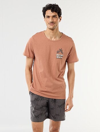 Conjunto pijama corto camiseta + pantalón corto - 2 piezas