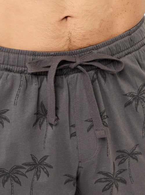 Conjunto pijama corto camiseta + pantalón corto - 2 piezas - Kiabi