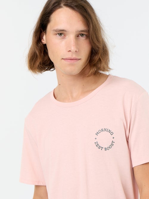 Conjunto pijama corto camiseta + pantalón corto - 2 piezas - Kiabi