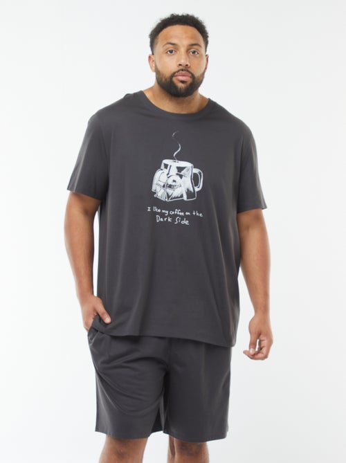 Conjunto pijama corto + camiseta 'Star Wars' - 2 piezas - Kiabi