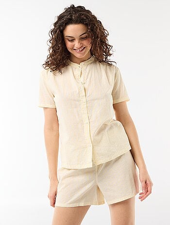 Conjunto pijama corto estampado - 2 piezas