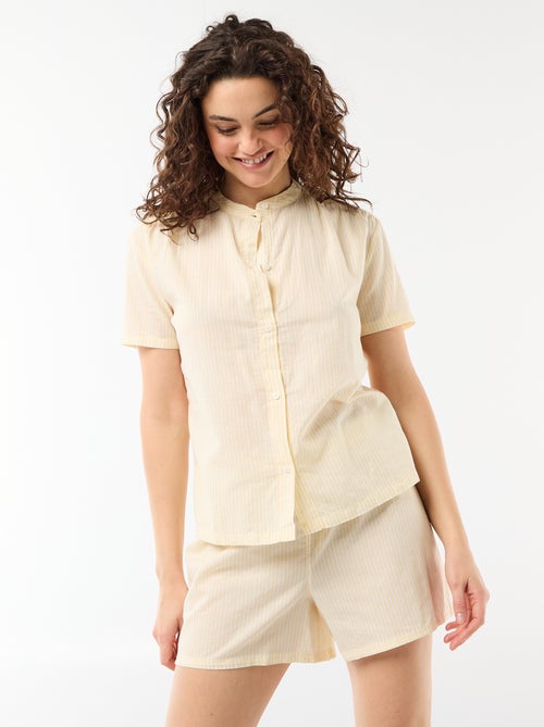 Conjunto pijama corto estampado - 2 piezas - Kiabi