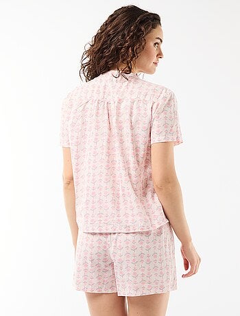 Conjunto pijama corto estampado - 2 piezas
