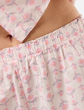 Conjunto pijama corto estampado - 2 piezas