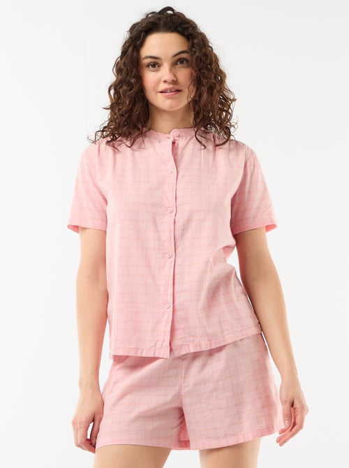 Conjunto pijama corto estampado - 2 piezas - Kiabi