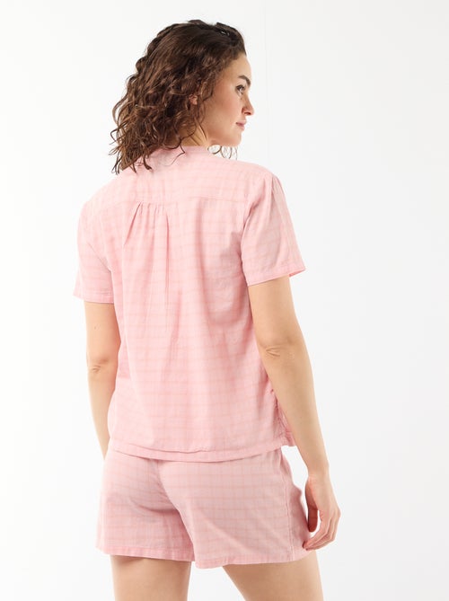 Conjunto pijama corto estampado - 2 piezas - Kiabi