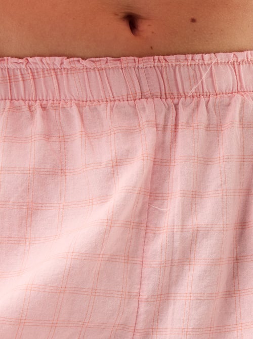Conjunto pijama corto estampado - 2 piezas - Kiabi