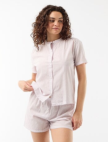 Conjunto pijama corto estampado - 2 piezas