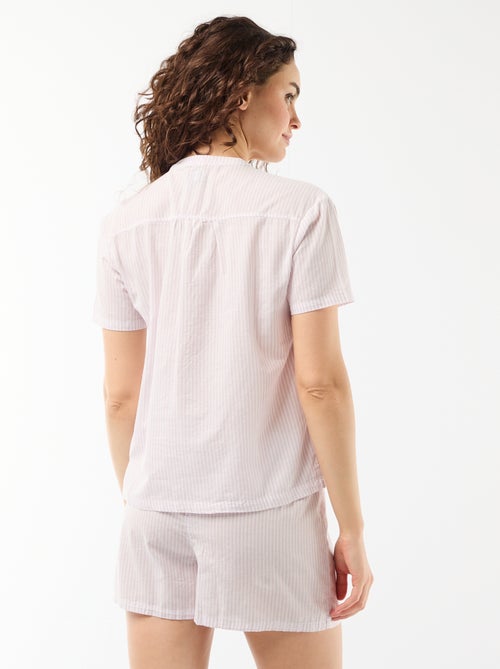 Conjunto pijama corto estampado - 2 piezas - Kiabi