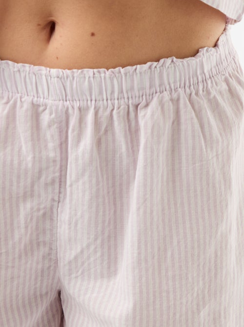 Conjunto pijama corto estampado - 2 piezas - Kiabi