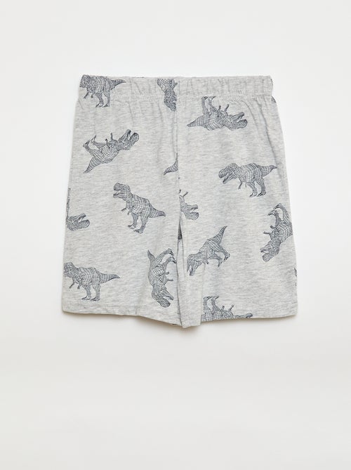 Conjunto pijama corto Pantalón corto + camiseta - 2 piezas - Kiabi