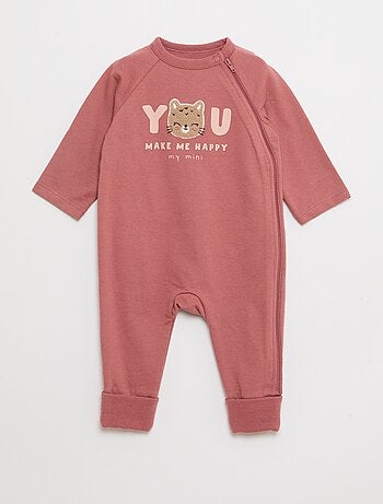 Conjunto pijama de felpa cálida y body