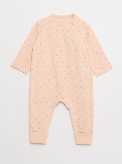 Conjunto pijama de felpa cálida y body - Kiabi