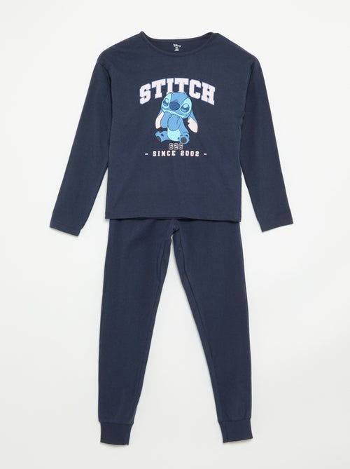 Conjunto pijama 'Disney' largo camiseta + pantalón - 2 piezas - Kiabi Conjunto pijama 'Disney' largo camiseta + pantalón - 2 piezas - Kiabi