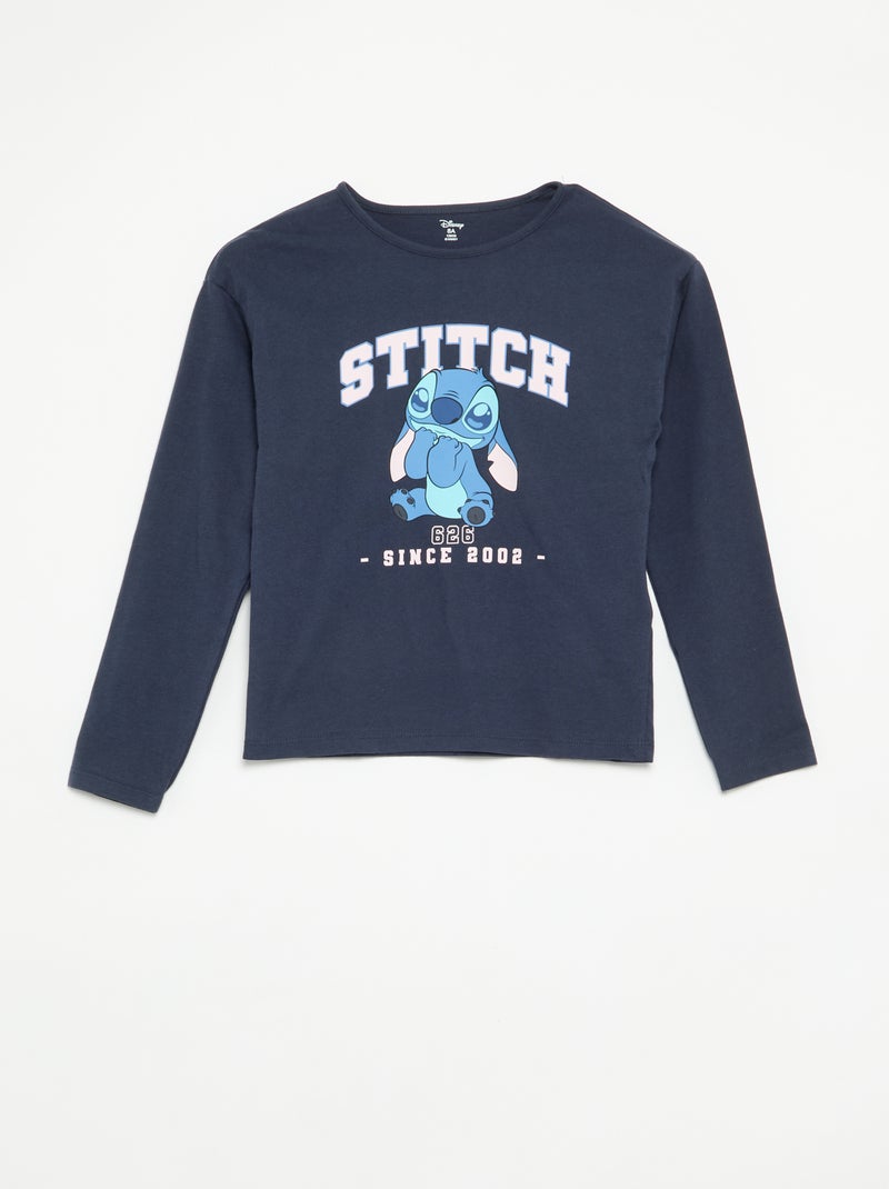 Conjunto pijama 'Disney' largo camiseta + pantalón - 2 piezas Azul - Kiabi