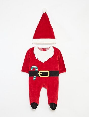 Conjunto pijama + gorro de Navidad