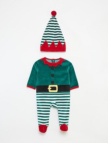 Conjunto pijama + gorro de Navidad