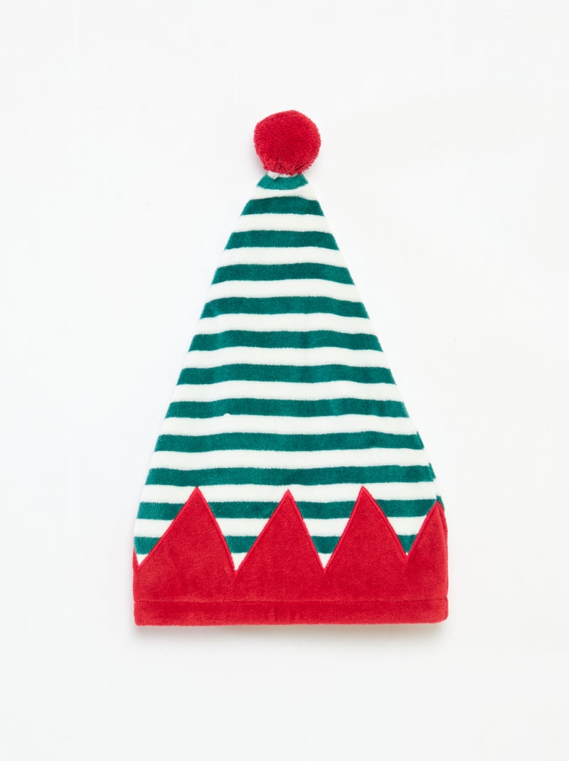 Conjunto pijama + gorro Navidad Verde - Kiabi