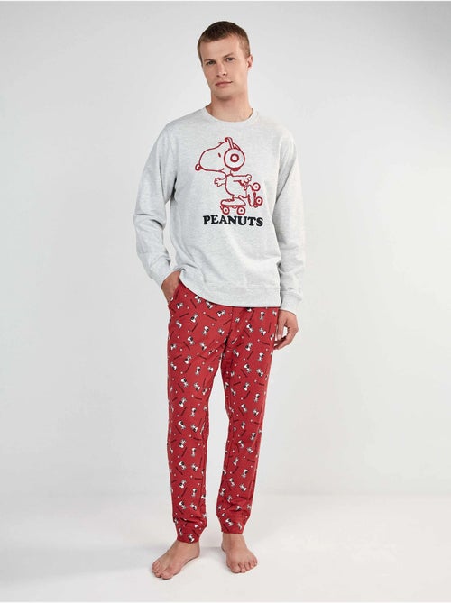Conjunto pijama hombre de snoopy en tejido de punto interlock - Kiabi Conjunto pijama hombre de snoopy en tejido de punto interlock - Kiabi