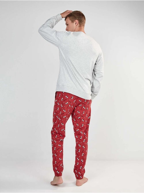 Conjunto pijama hombre de snoopy en tejido de punto interlock - Kiabi Conjunto pijama hombre de snoopy en tejido de punto interlock - Kiabi
