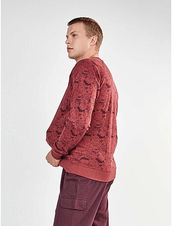 Conjunto pijama hombre estampado de snoopy