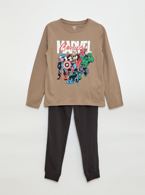 Conjunto pijama largo 'Avengers' 'Marvel' - 2 piezas - Kiabi Conjunto pijama largo 'Avengers' 'Marvel' - 2 piezas - Kiabi