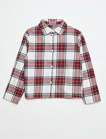 Conjunto pijama largo camisa + pantalón - 2 piezas