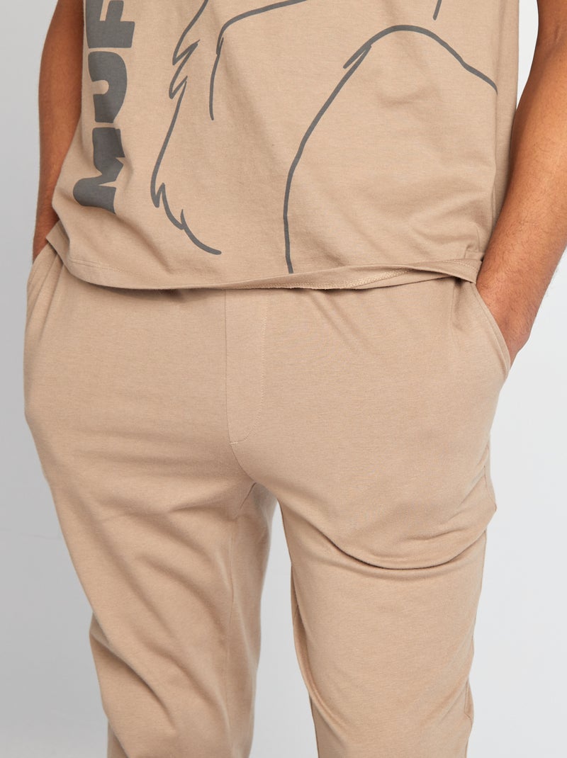 Conjunto pijama largo 'El Rey León' 'Disney' - 2 piezas BEIGE - Kiabi