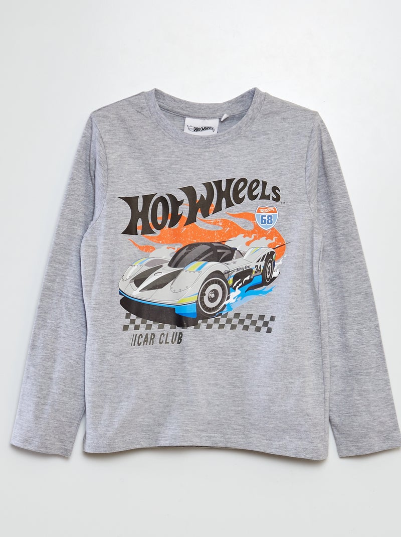 Conjunto pijama largo 'Hot Wheels' camiseta + pantalón - 2 piezas AZUL - Kiabi