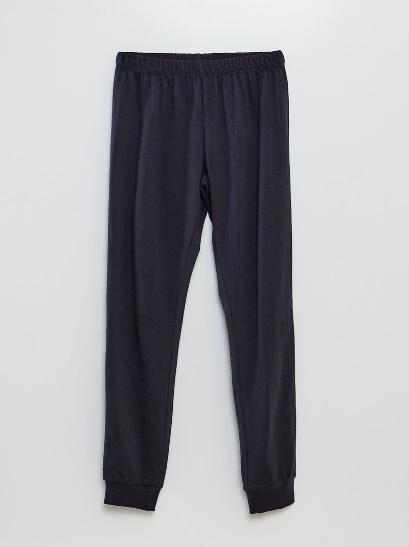 Conjunto pijama largo 'Hot Wheels' camiseta + pantalón - 2 piezas AZUL - Kiabi