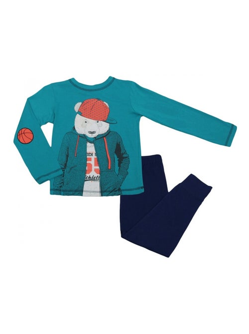 Conjunto Pijama Largo Niño - Kiabi