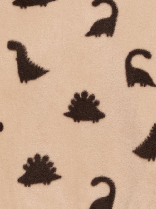 Conjunto pijama polar: camiseta + pantalón - Kiabi