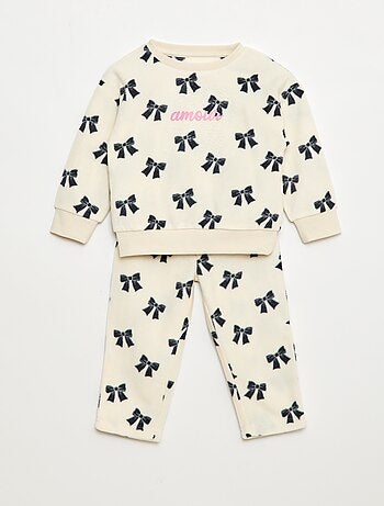 Conjunto pijama polar: camiseta + pantalón
