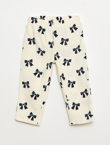 Conjunto pijama polar: camiseta + pantalón