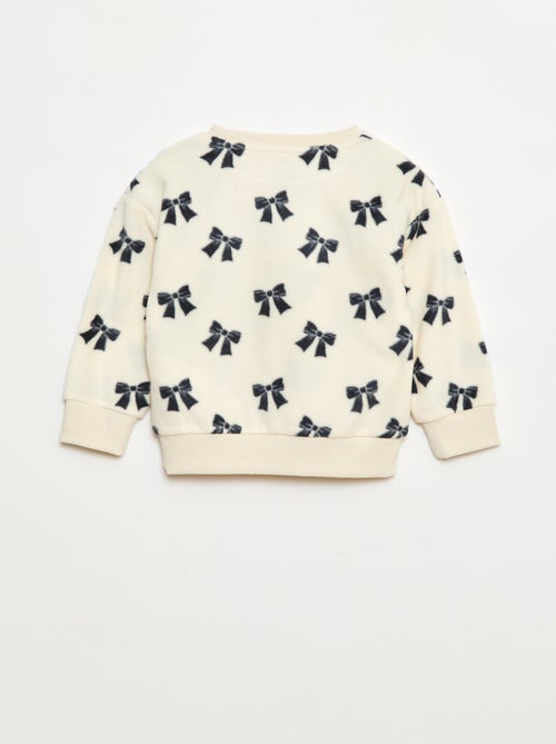 Conjunto pijama polar: camiseta + pantalón - Kiabi