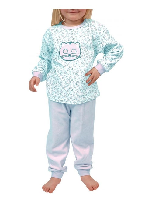 Conjunto Pijama Polar Largo Niña - Kiabi