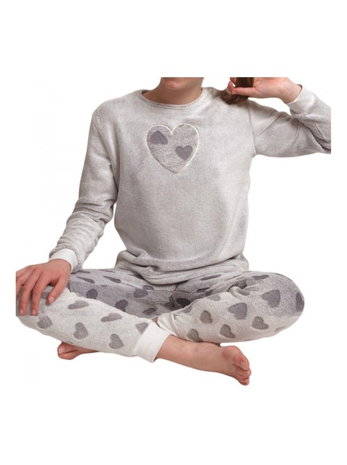 Conjunto pijama polar niña KAPPA - Kiabi